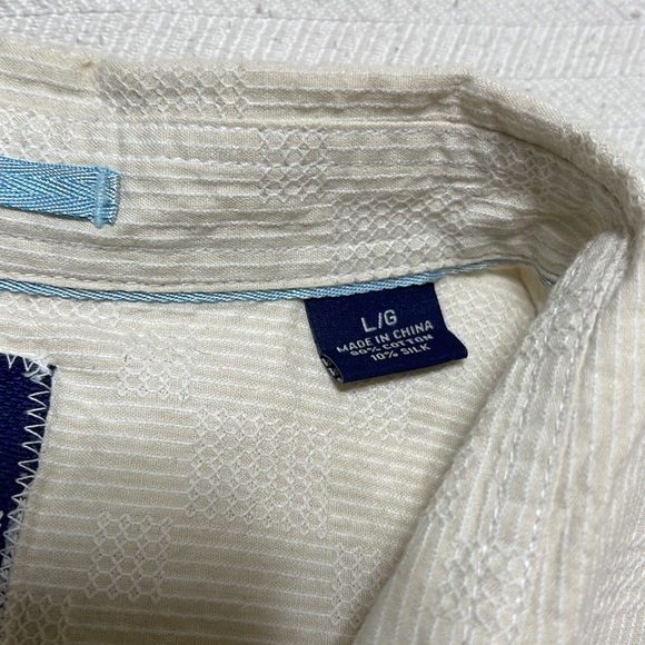 Tommy Bahamas linen shirt size L - Picture 6 of 8